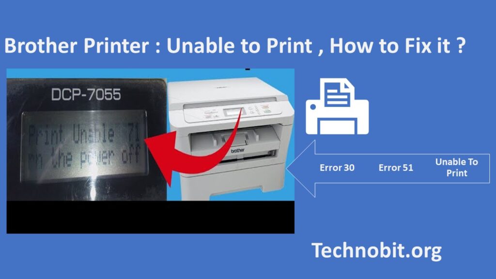 Brother printer error